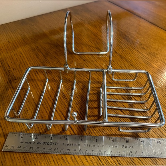 Chrome Soap Holder for Clawfoot Tub - Picture 2 of 8